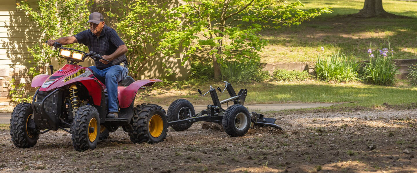 ABI Attachments Gravel Rascal Pro grading gravel