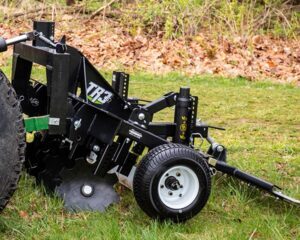ABI Attachments TR3 Landscape Rake with the Food Plot Disc attachment