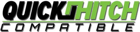 Quick Hitch Compatible means the equipment, such as the TR3 Rake, is designed to work with a tractor-mounted 3-point quick hitch system. It allows for faster, easier, and safer connection of implements to a tractor's rear 3-point hitch, reducing the need for manual pin insertion and increasing efficiency during attachment changes.