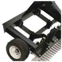 Patented 'Tank Tough' Design - The TR3® Rake is truly the most versatile 3-point ground preparation tool on the market. It was invented by Kevin Keigley to combine multiple tools into one. Not only does the TR3 do the job of multiple tools but it can do them all at the same time due to its innovative angle. This design allows three ground engaging components to work the soil all at the same time to level, loosen & rake on every pass! This design holds two U.S patents. The TR3 had it’s birth in the commercial landscaping business so it was designed to handle hours of daily use with minimal to no down time. We like to say the TR3 is 'Tank Tough' as it will power through the most demanding of jobs. From horse arenas, gravel driveways & commercial contractor applications, the TR3 is battle tested and shows up for work everyday. For most of our customers it never leaves the back of their tractor!