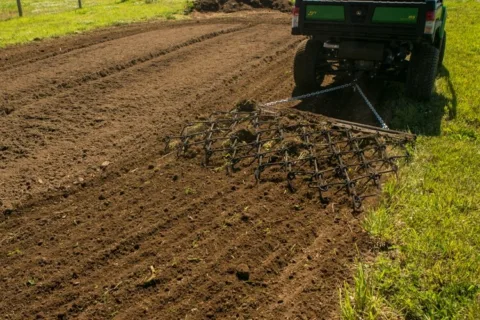 Pull Behind Chain Harrow For ATV Tow Vehicles