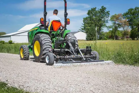 Driveway Grader & Landscape Rake - TR3 e Property Edition