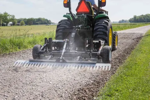 Small Tractor DIY Driveway Grader Long Gravel Driveway