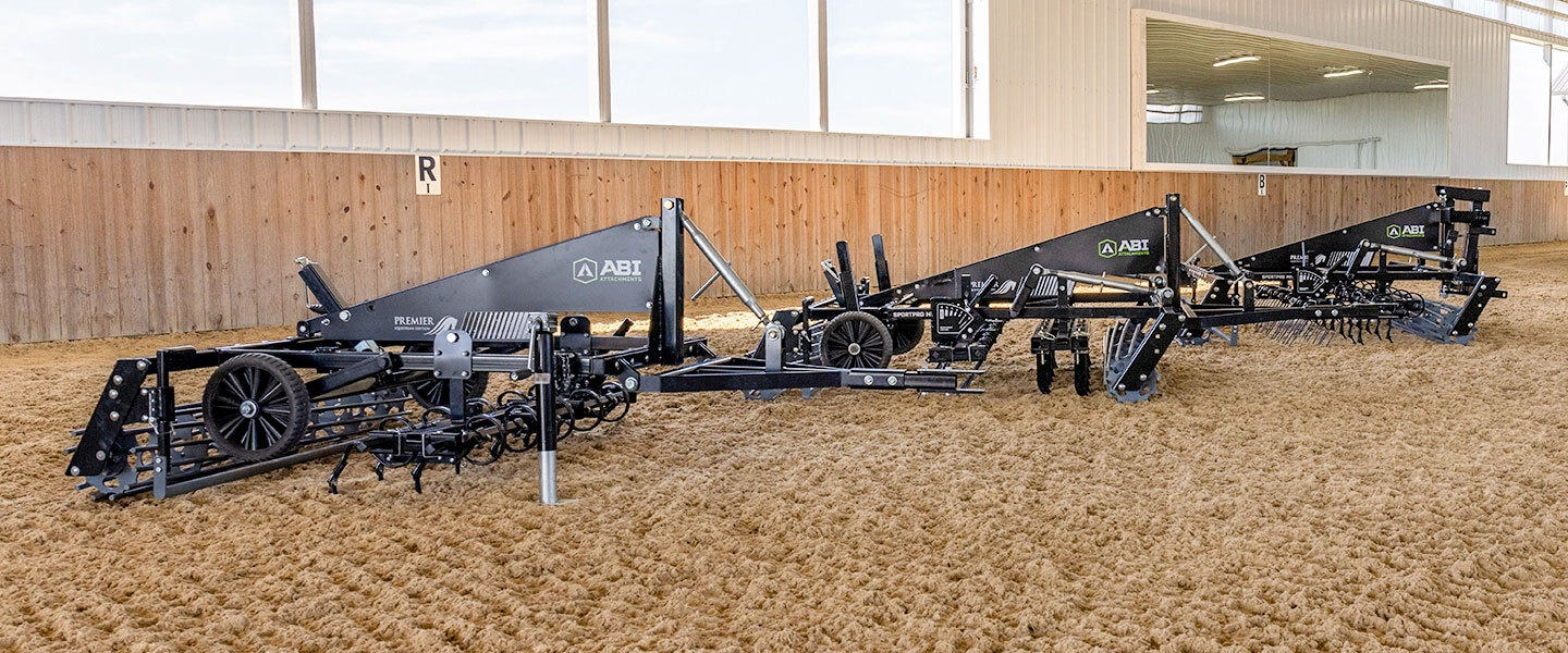 ABI Attachments SportPro synthetic footing arena drag lineup