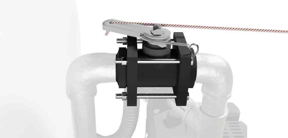 Easy On/Off Flow Control - A ratcheting valve and attached rope enables the tractor operator to turn the flow of water on and off without getting off of the tractor or ATV! Shutting off water flow when traveling over areas that have already been watered conserves water and eliminates inconsistent or over-watering that can be detrimental in certain applications. Add the optional electric on/off control for use inside a truck or other commercial applications!