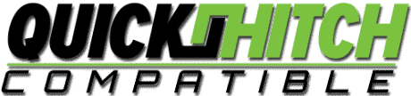 Quick Hitch Compatible means the equipment, such as the TR3 Rake, is designed to work with a tractor-mounted 3-point quick hitch system. It allows for faster, easier, and safer connection of implements to a tractor's rear 3-point hitch, reducing the need for manual pin insertion and increasing efficiency during attachment changes.