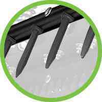 The ABI Gravel Grader’s ripping teeth loosen up to 1¾” deep! These ripping teeth are adjustable and easily replaced, making them the most effective ripping teeth, for a mower designed gravel grader, on the market.