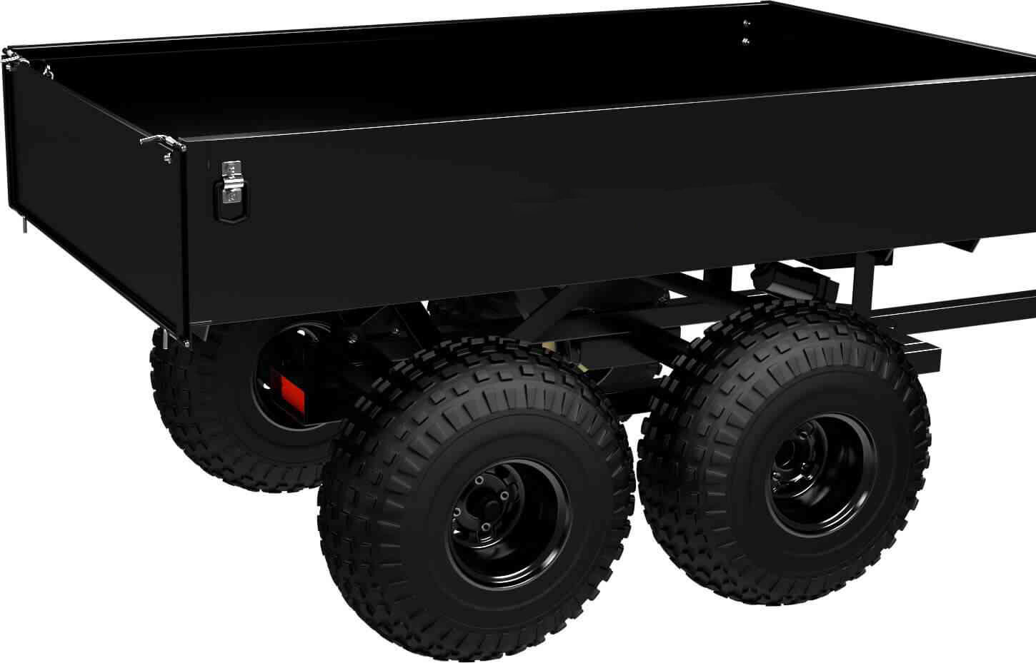 ABI Workman XL - Tailgate (closed) - All 4 pins connected – Use for transporting material to the job site.