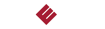 Lazy E Arena logo - This logo shows us a bold and big, tilted red "E" in the middle. The sides of tis, "E" was white font.