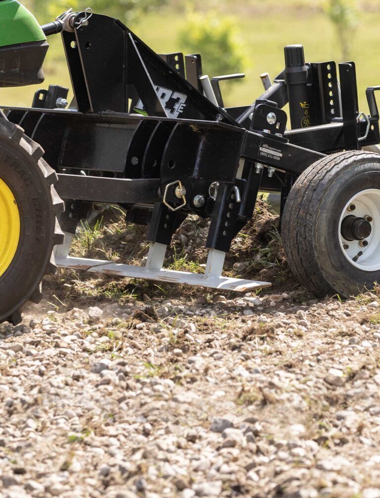 Remove weeds with a TR3e by ABI Attachments
