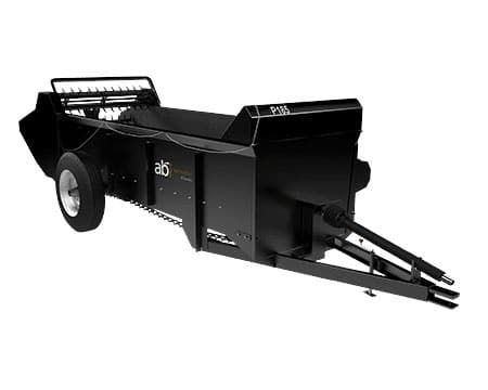 Manure Spreader - Built with an advanced inline shredding system, this dung spreader uses two beater bars fitted with shredding blades to pulverize the largest manure clumps down to fine shreds. Operators can even control the flow rate of manure to the beaters and application rate of manure spread across the ground from simple manual levers within reach of your tow vehicle.